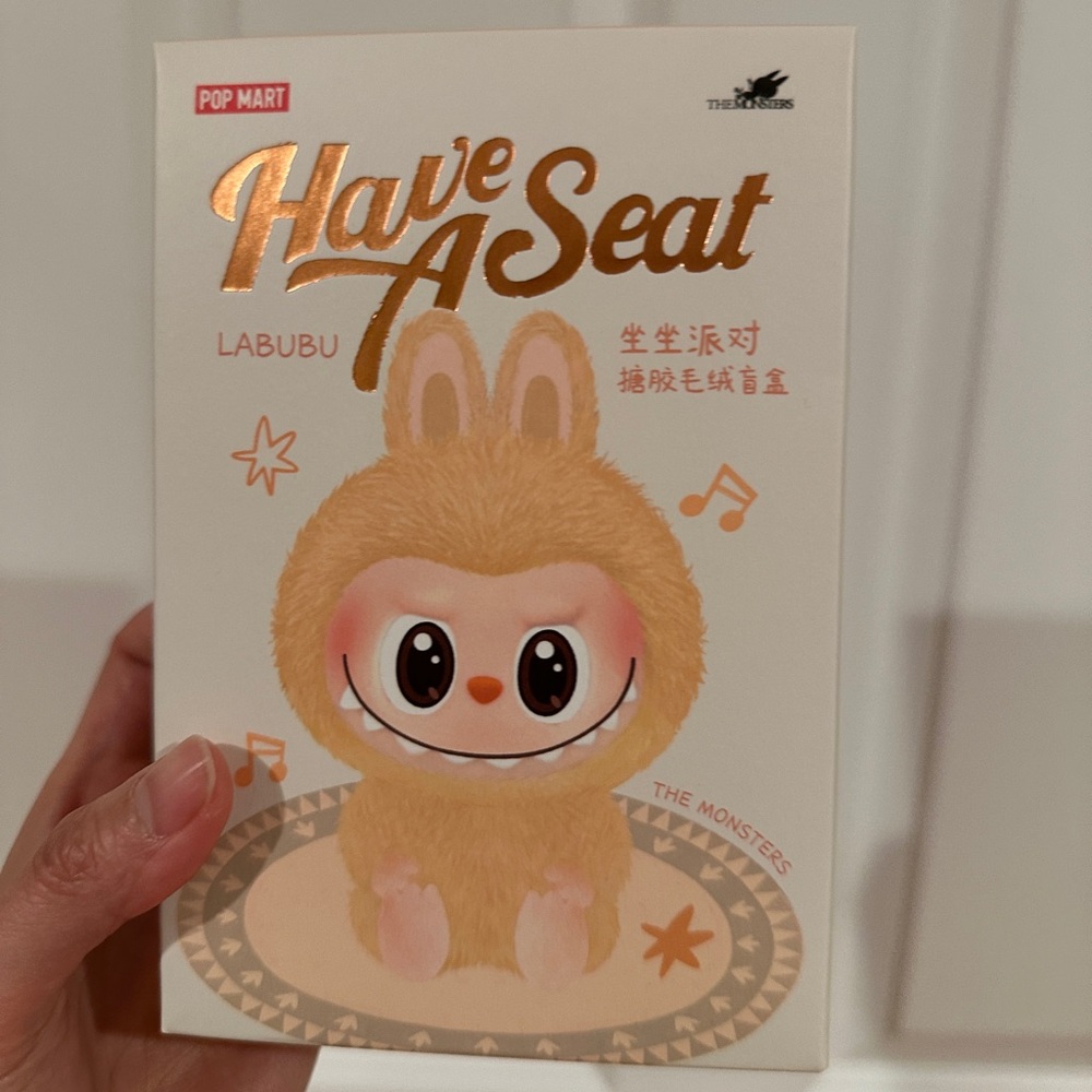 Pop Mart Labubu The Monsters Have a Seat Vinyl Plush unopened new